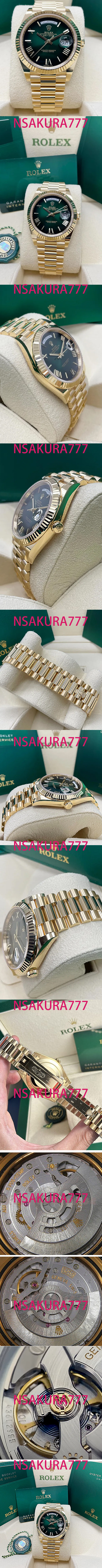 ROLEXロレックス デイデイト 40m Ref.228238,cal.3255 自動巻Noob工場 - ウインドウを閉じる