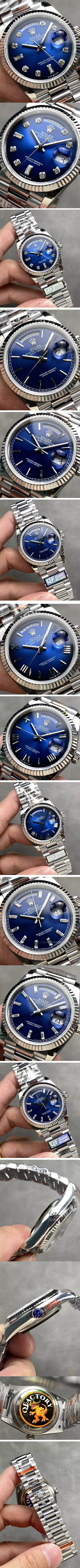 スーパーコピー時計ロレックス デイデイト 36mm 128239，Asian 21600振動 - ウインドウを閉じる